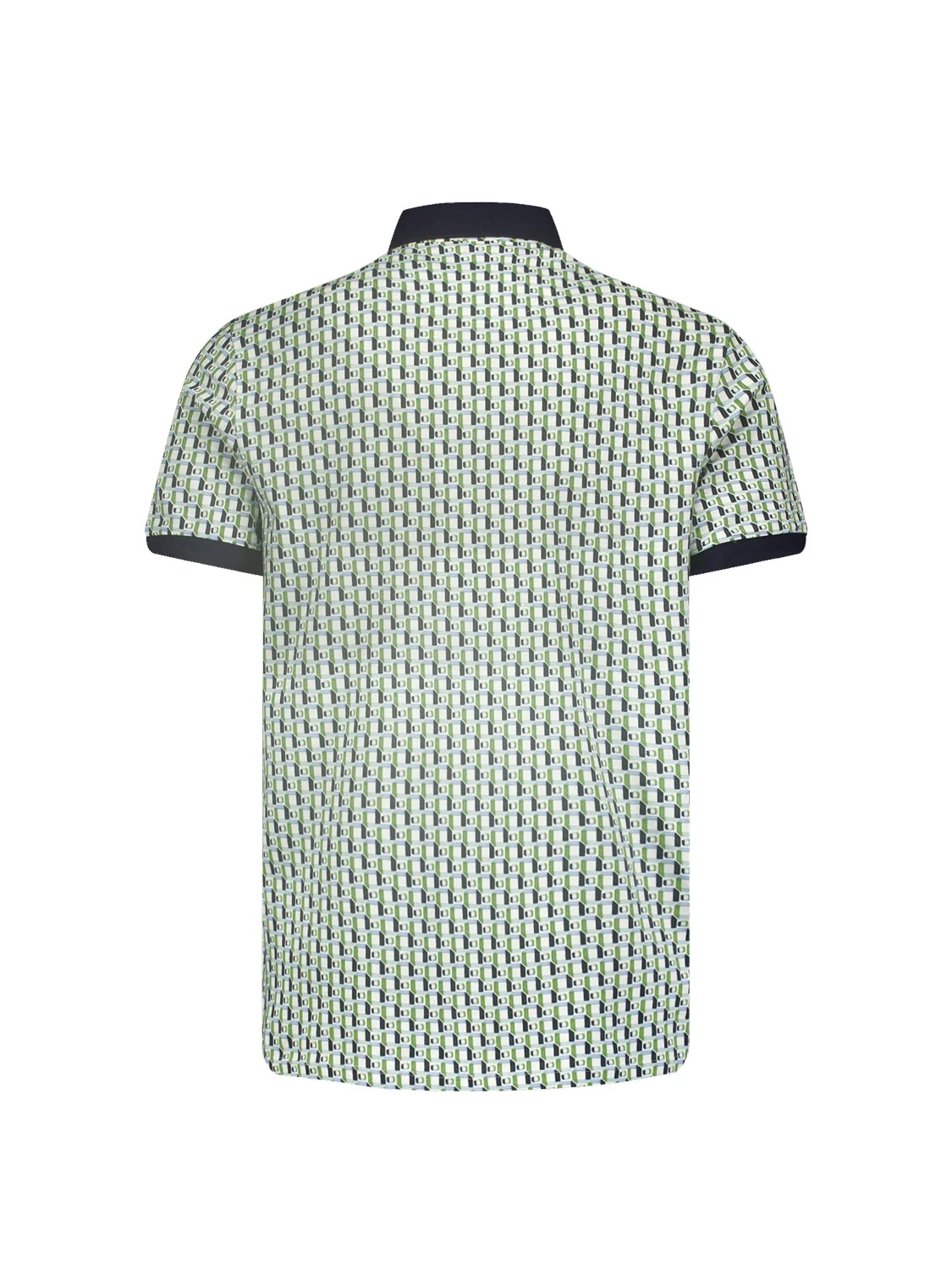 Polo Allover Imprimé Stretch | Green – Image 7