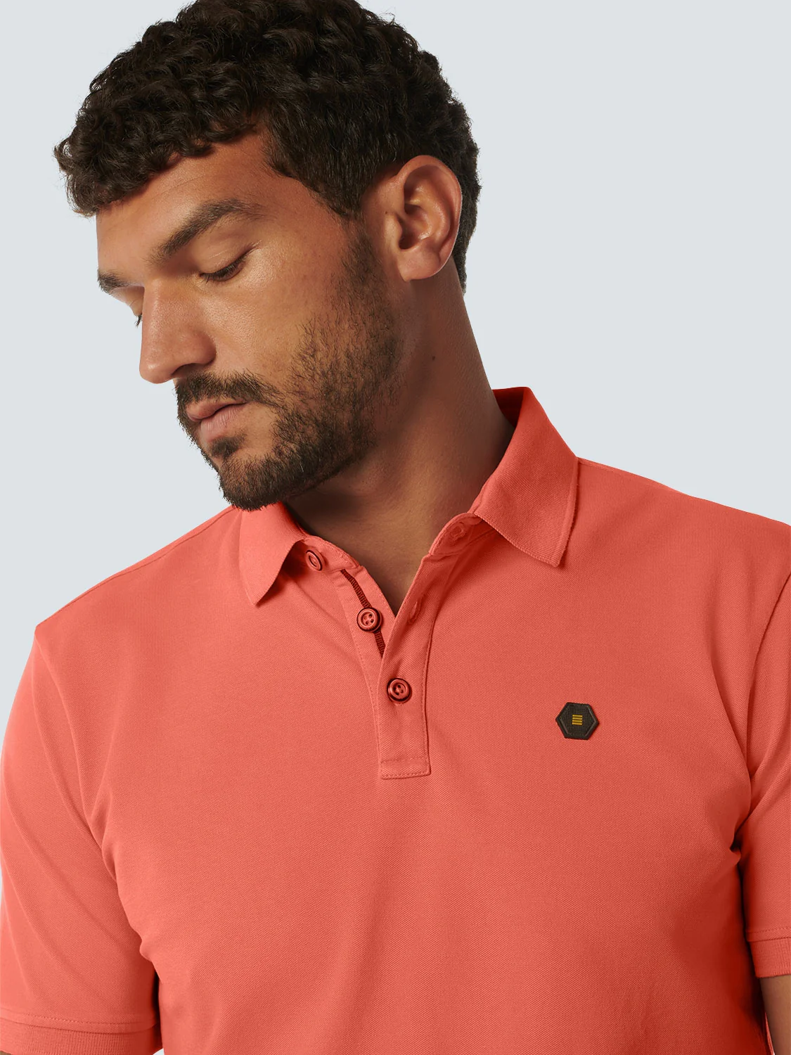 Polo Pique Teinté dans la masse | Melon – Image 5