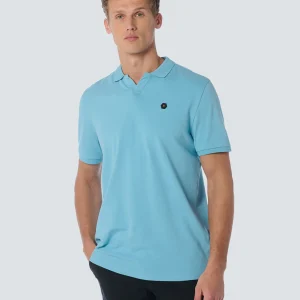 Polo stretch unicolore | Aqua