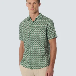 Chemise à manches courtes imprimée | Green