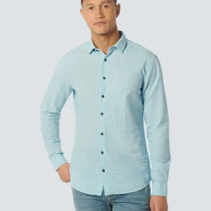 Chemise 2 Coloured With Linen | Aqua