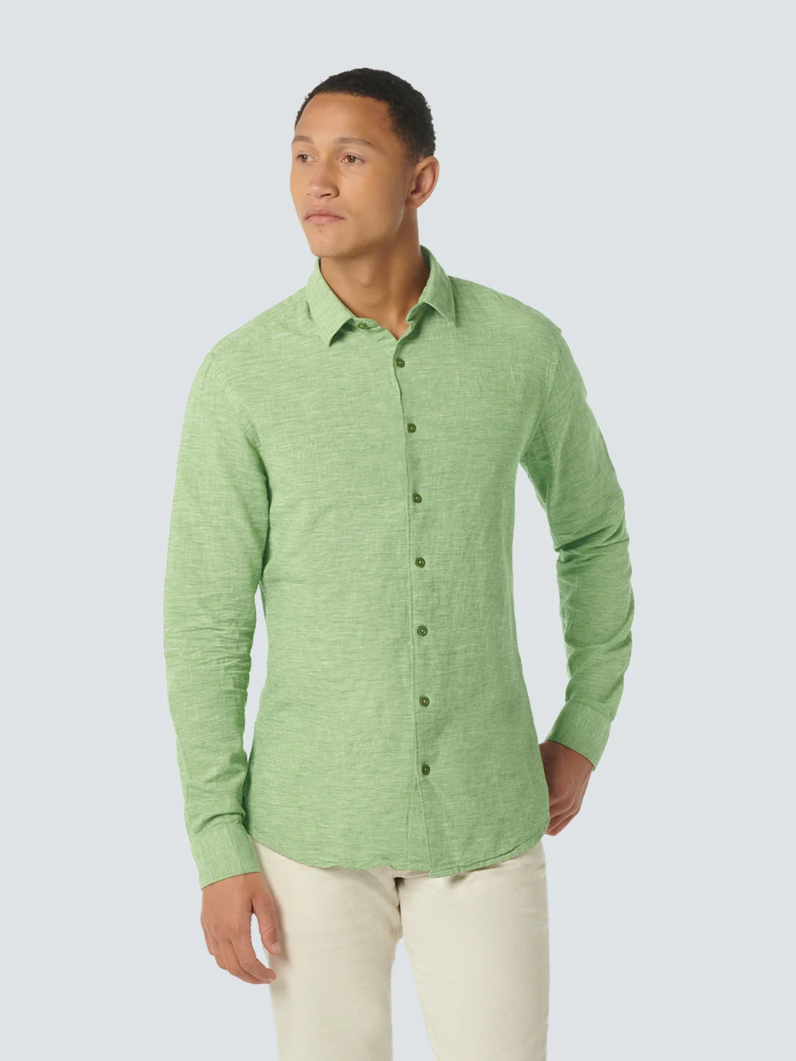 Chemise 2 Coloured With Linen | Green – Image 2