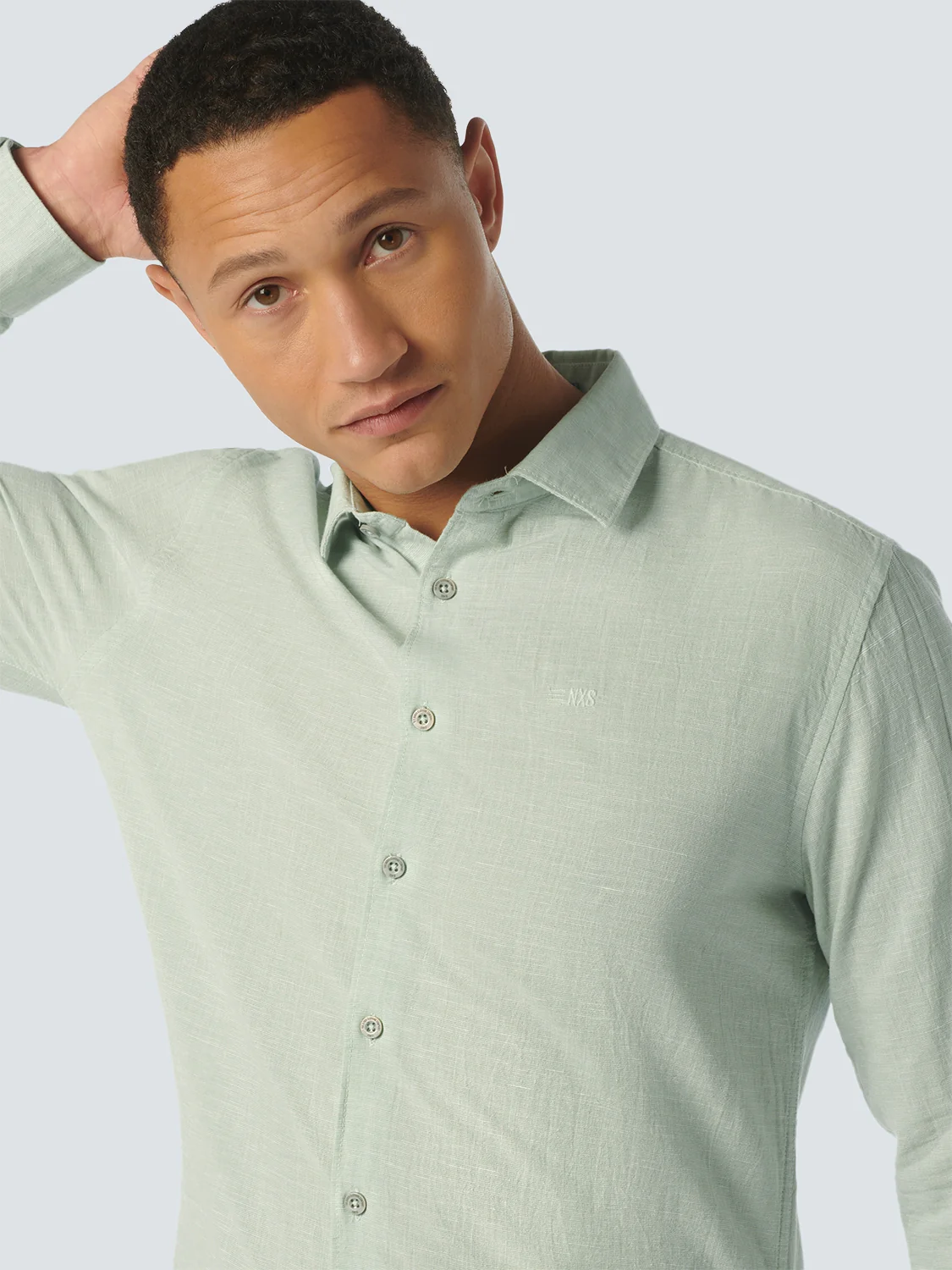 Chemise 2 Coloured With Linen | Mint – Image 5