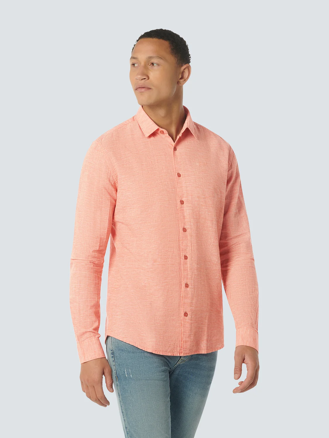 Chemise 2 Coloured With Linen | Melon