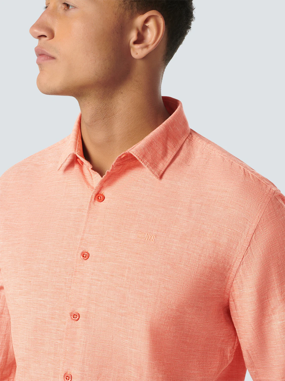 Chemise 2 Coloured With Linen | Melon – Image 5