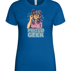 Proud Geek Girl Design - Basic women's t-shirt