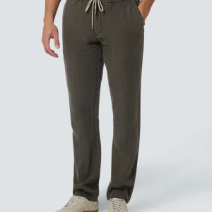 Pantalon en lin teint dans la masse | Motorblack