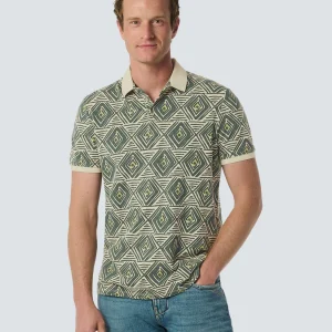 Polo hommes à carreaux artistiques | Cement