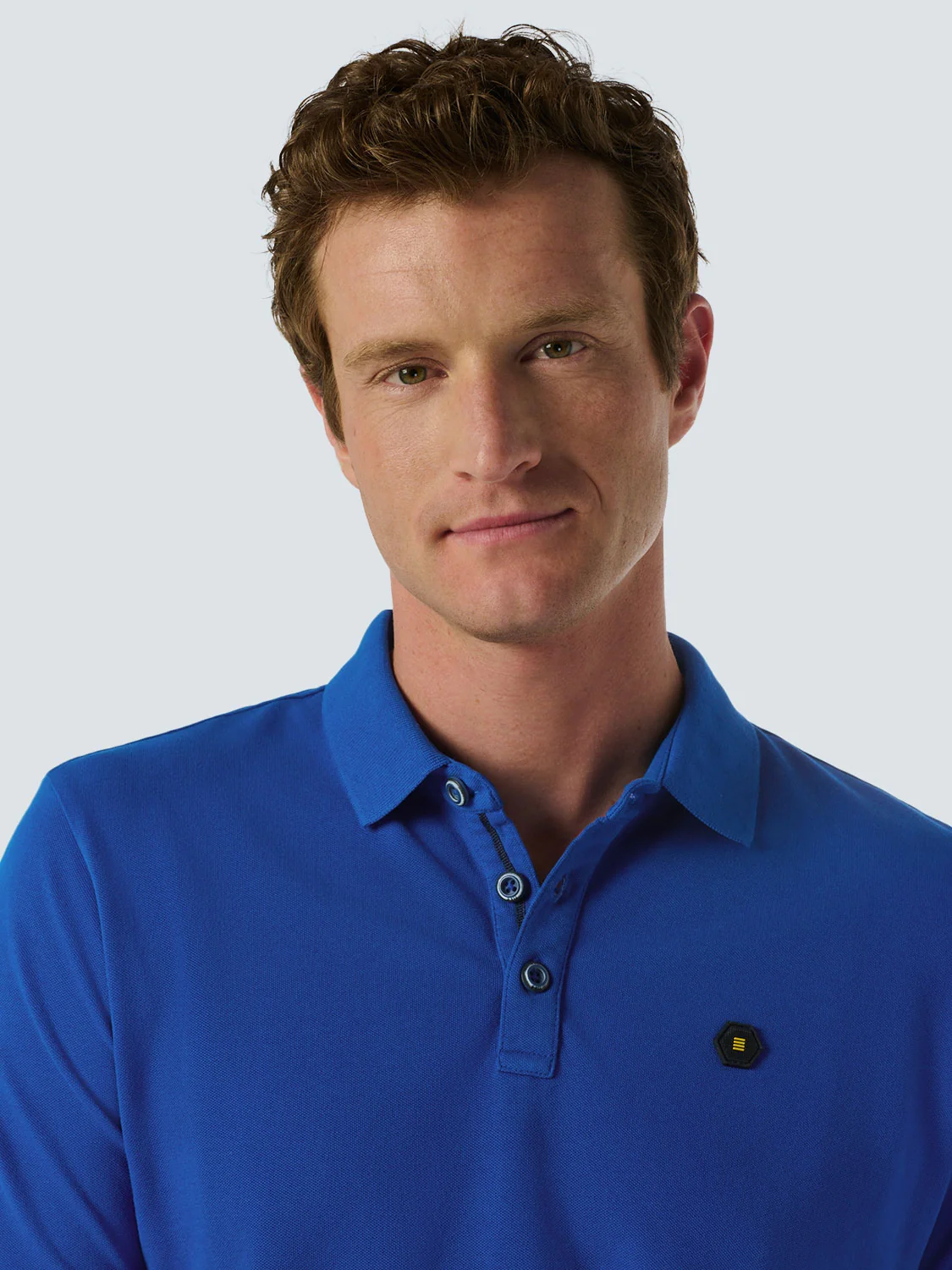 Polo en coton extensible - Un favori intemporel pour toutes les occasions | Cobalt – Image 5