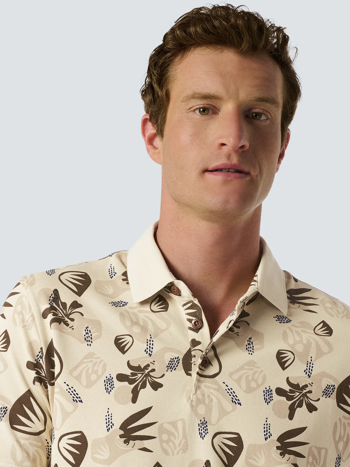 Polo en piqué inspiré de la nature - Élégant et confortable | Cement – Image 5