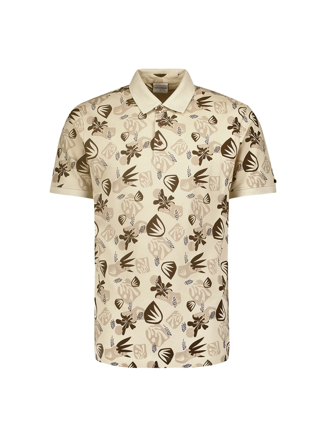 Polo en piqué inspiré de la nature - Élégant et confortable | Cement – Image 6