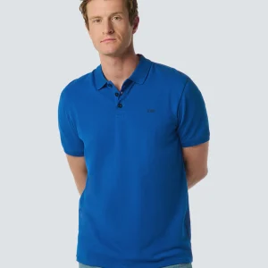 Polo élégant au design intemporel et à la matière extensible respirante | Cobalt