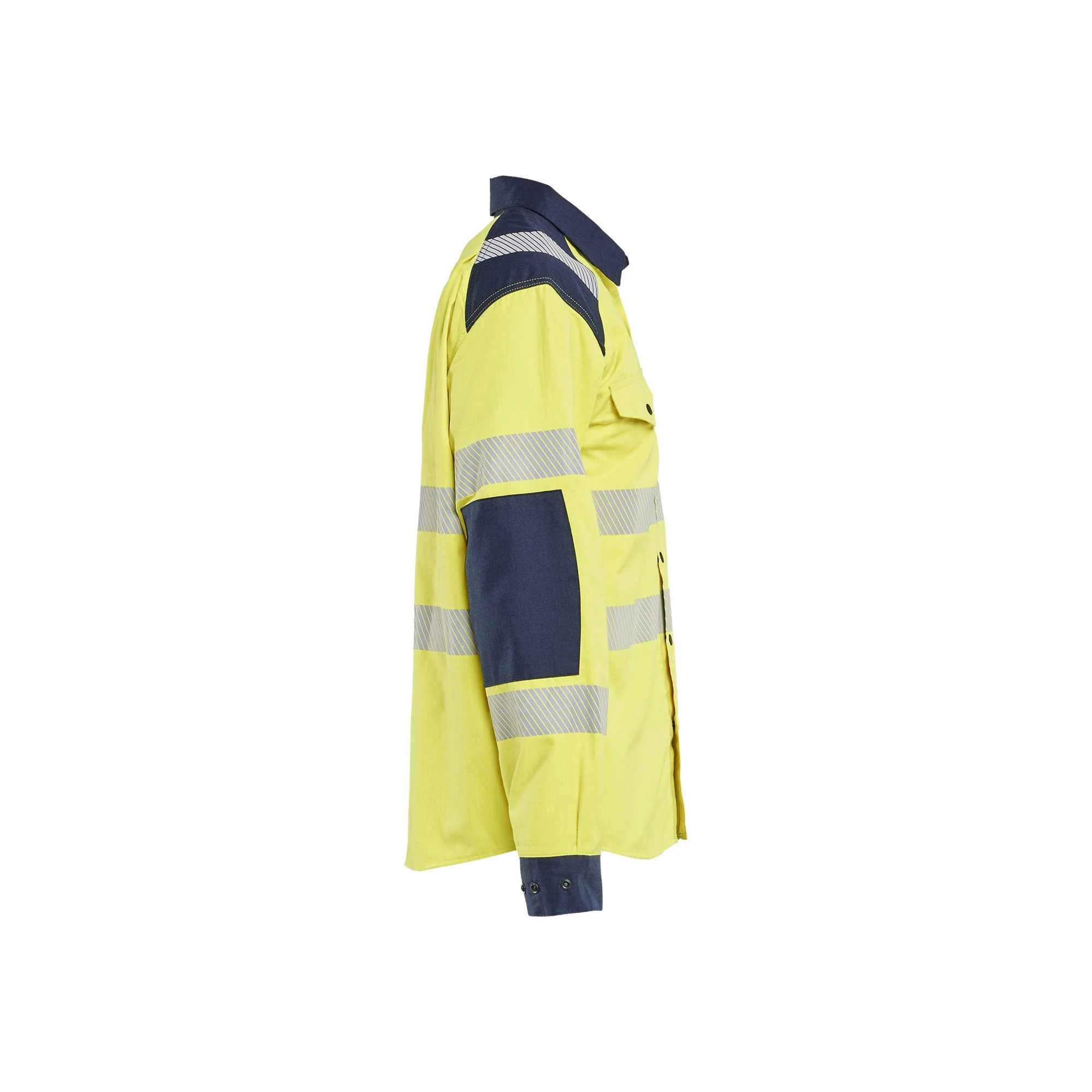 BLAKLADER 32391517 Multinorm shirt Hi Vis Reflective Long Sleeve Work Shirt MEN - Flame Retardant – Image 9