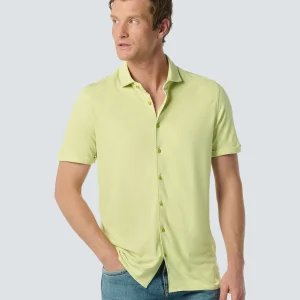 Chemise en jersey avec texture mélangée - Un style intemporel pour toutes les occasions | Lime