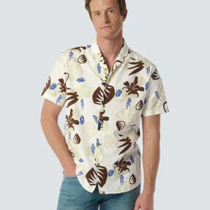 Chemise à col resort et tissu seersucker - Un complément élégant à votre garde-robe | White