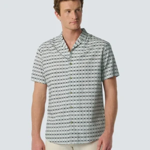 Chemise à manches courtes avec col Resort et motif graphique | Sky