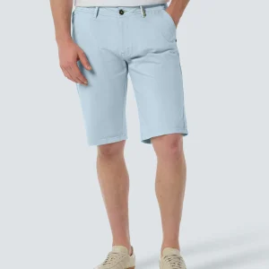 Short confortable en coton mélangé, extensible et avec fermeture à glissière | Sky