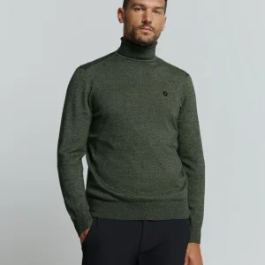 Col roulé en mélange bicolore : Chaleur élégante et style intemporel | Smoke