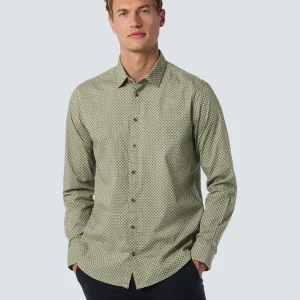 Chemise d'hiver élégante avec motif dynamique sur toute la surface | Cloud