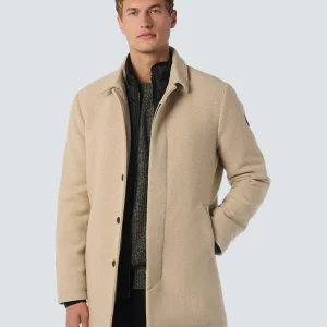 Manteau mi-long avec laine et doublure amovible | Cement