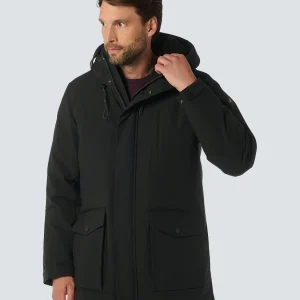 Manteau long avec capuche : parfait pour les jours froids | Black