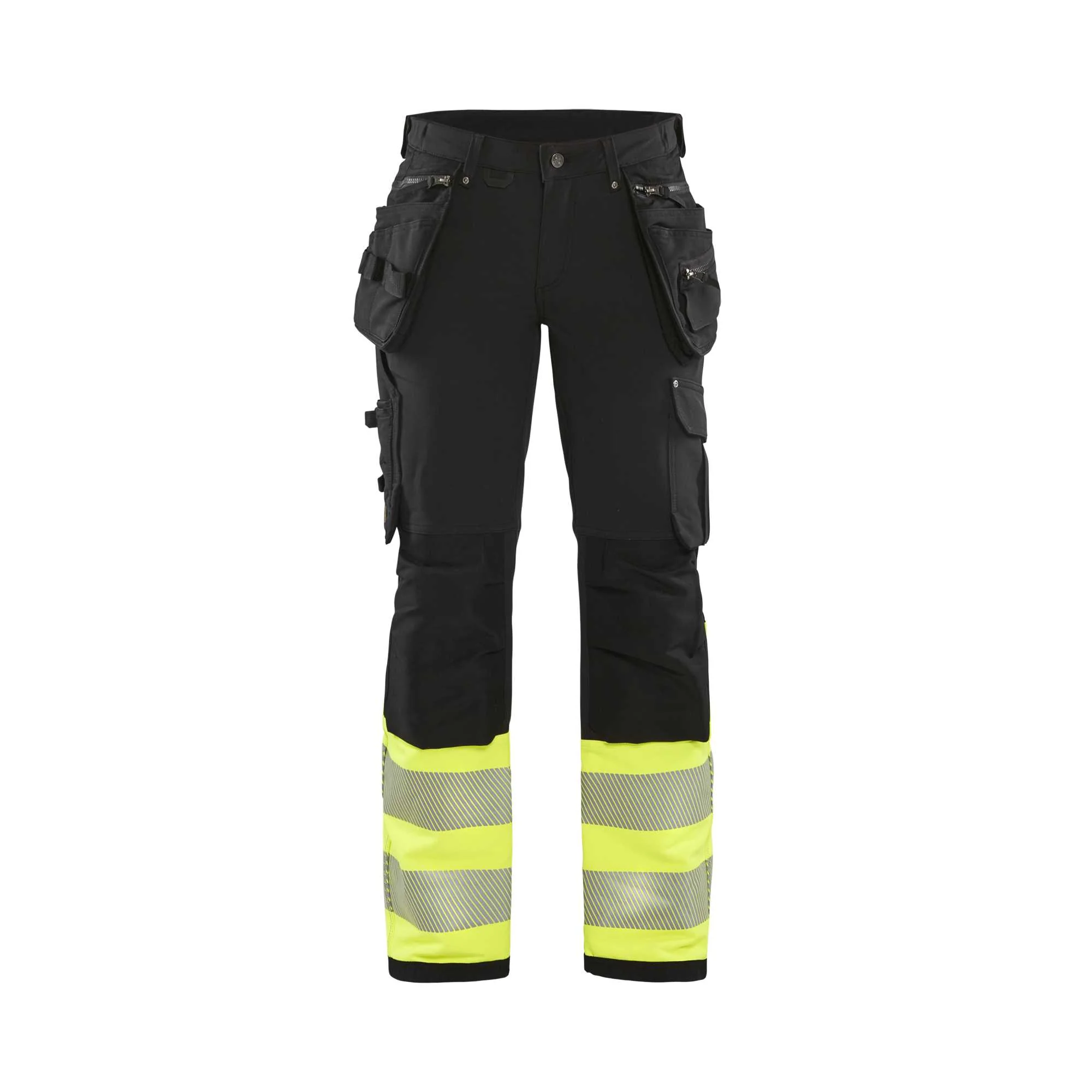 BLAKLADER 71931642 | Women's hi vis trouser with 4 way stretch Hi Vis Reflective Work Trousers Women - Water Repellent – Image 9