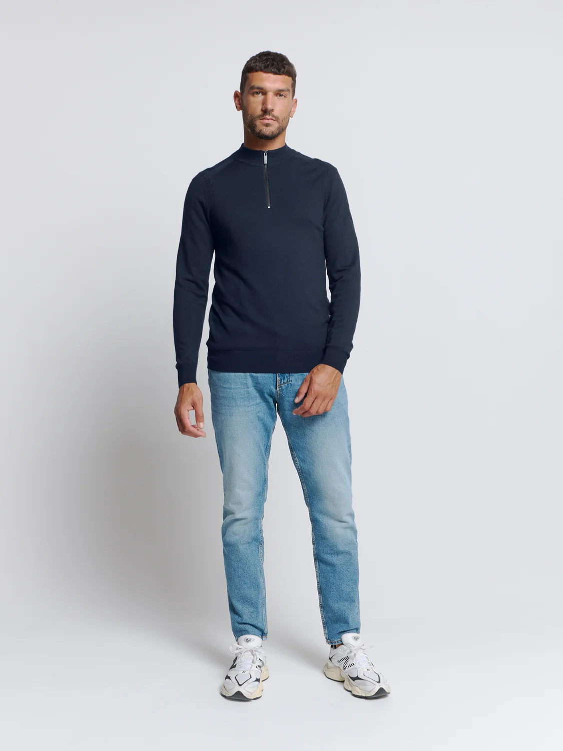 Pullover demi-zippé | Blueberry – Image 4