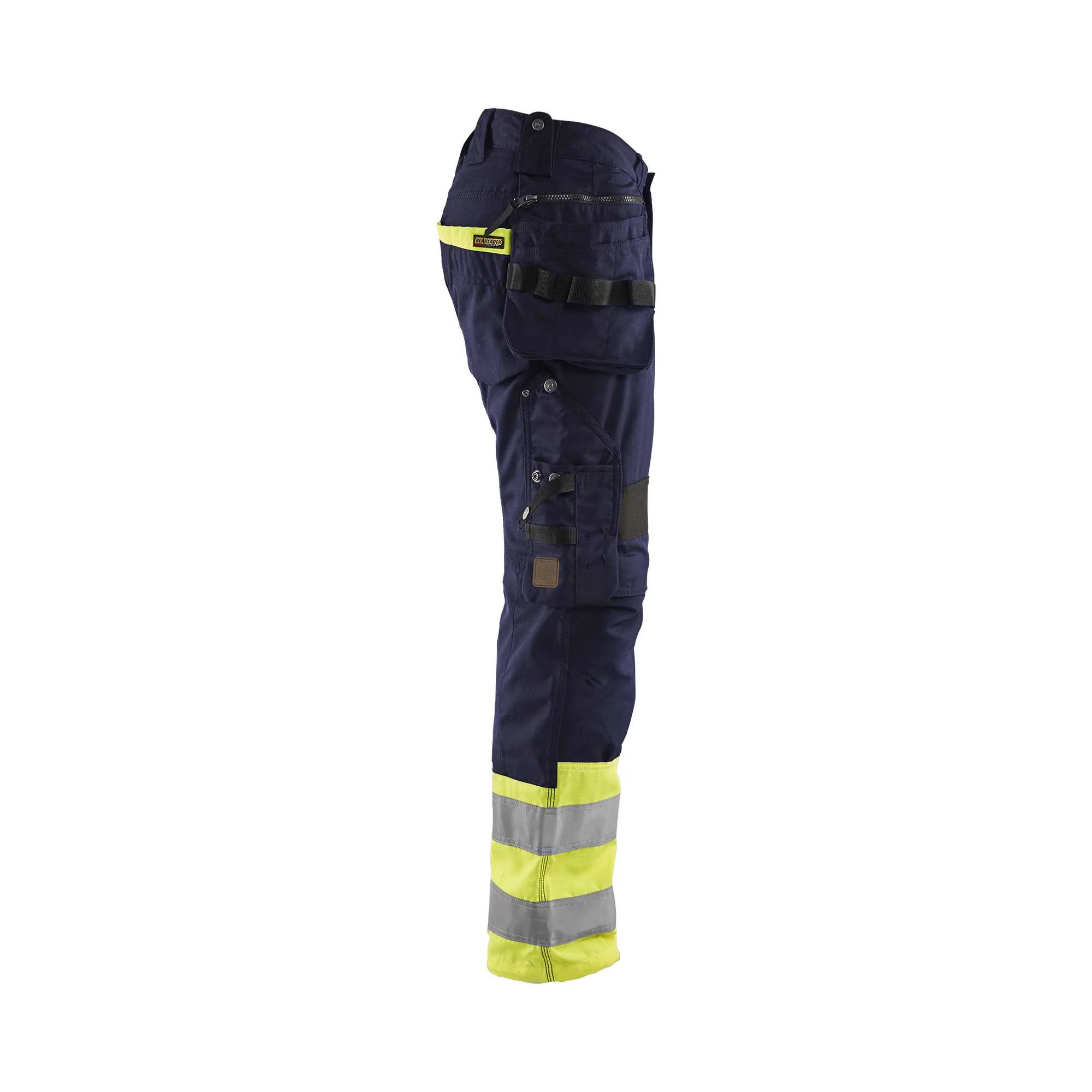 BLAKLADER 19941330 | Hi Vis trousers with stretch Hi Vis Reflective Work Trousers Men - Ripstop Fabric – Image 5