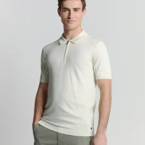 Polo à manches courtes | Offwhite