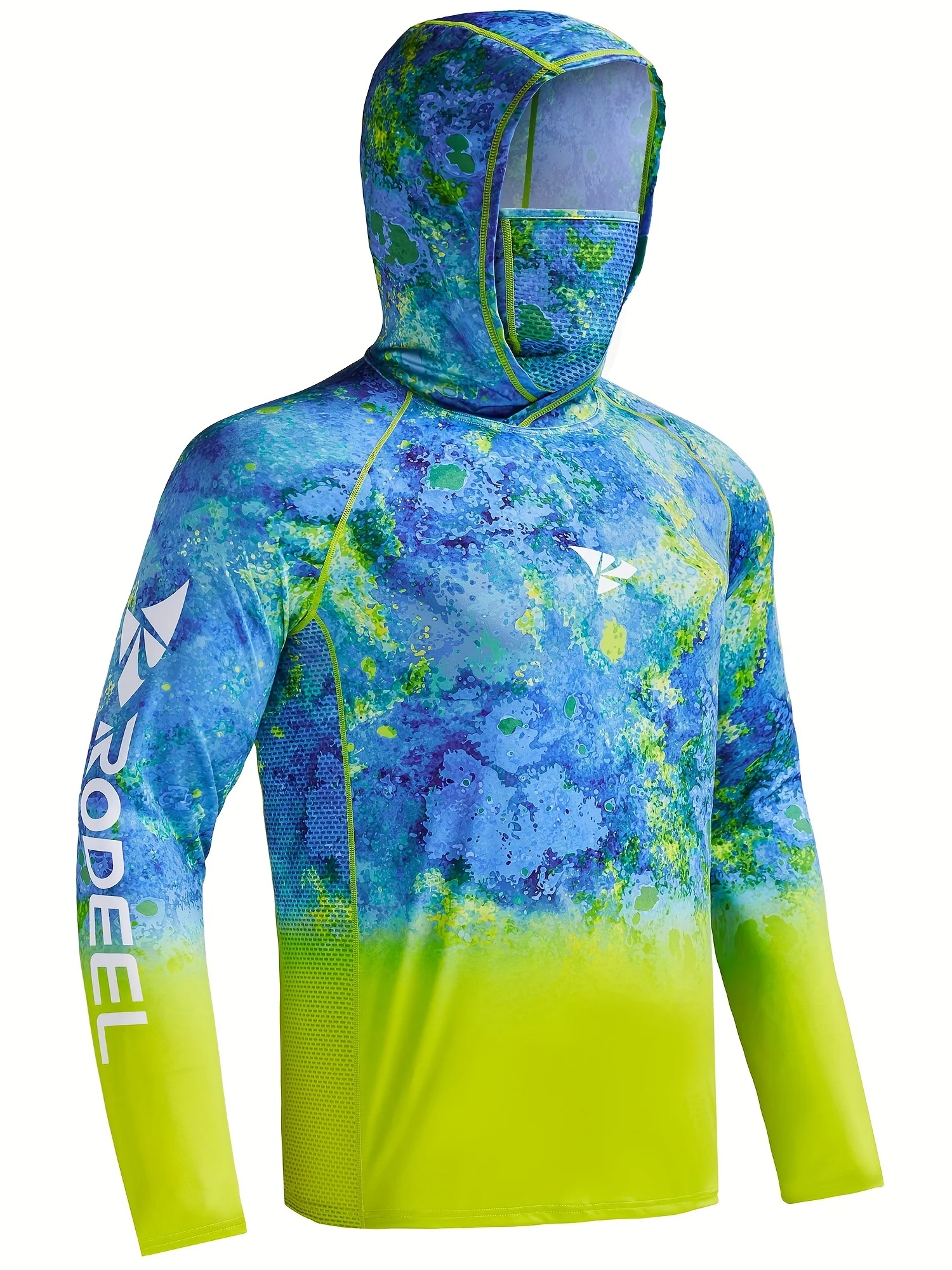 RODEEL Men's Lightweight Hooded T-Shirt: Ultimate UV Protection for Outdoor Enthusiasts – Image 5