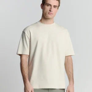 T-shirt col rond | Offwhite