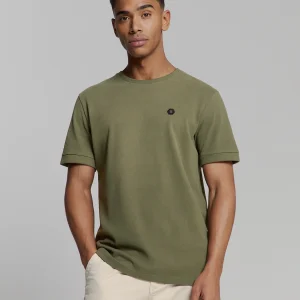 T-shirt col rond | Dark Moss