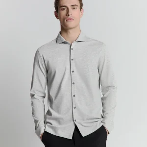 Chemise en jersey | Grey Melange