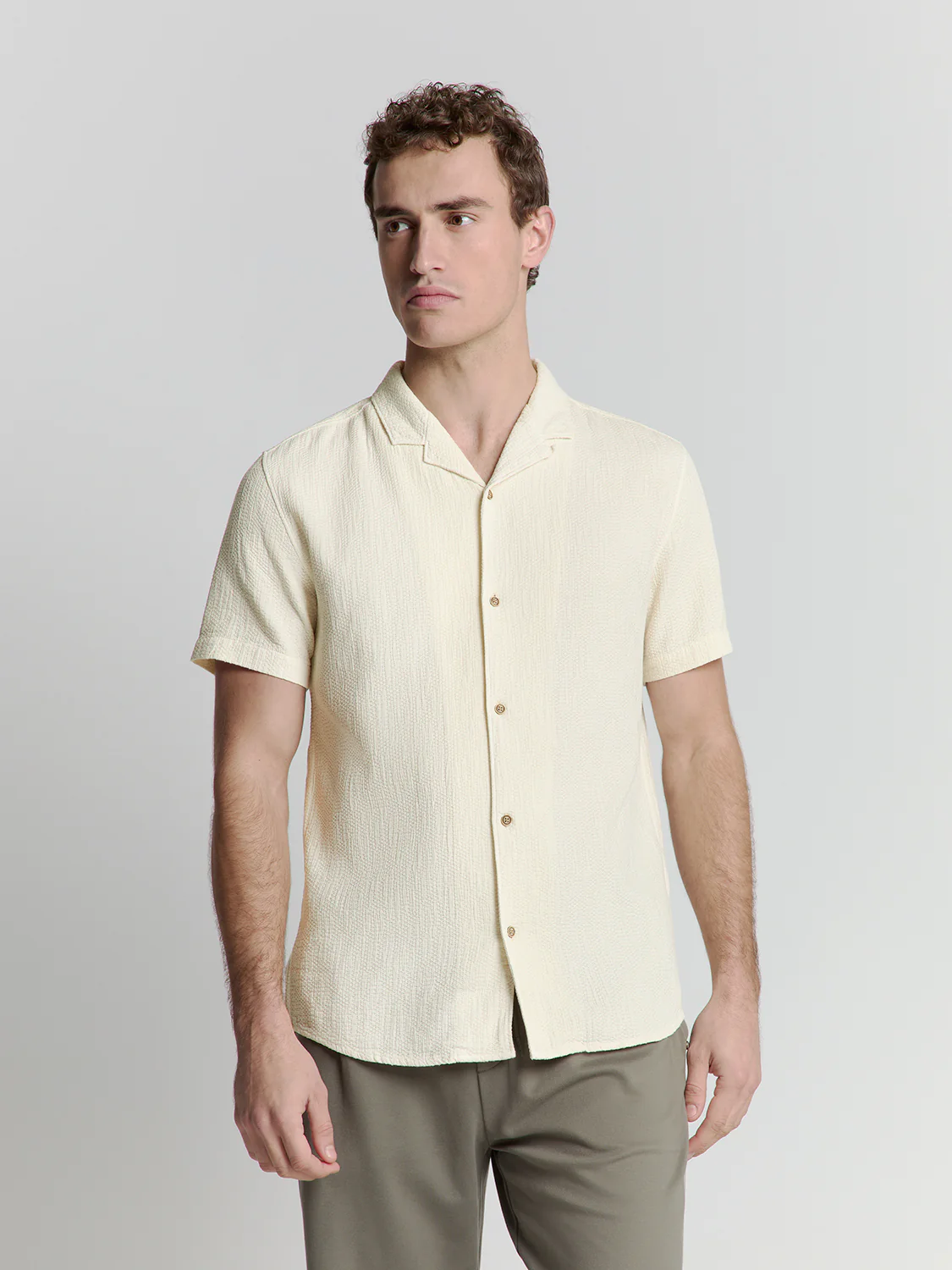 Chemise à manches courtes | Cement – Image 7