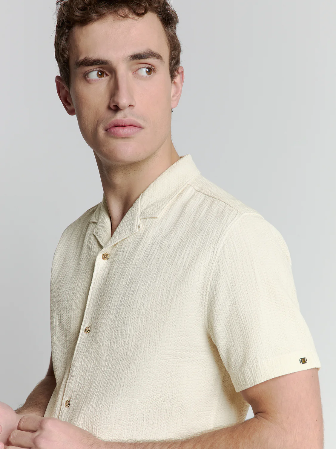 Chemise à manches courtes | Cement – Image 5