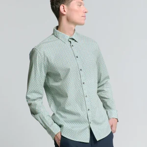 Chemise stretch imprimée | Pacific