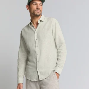 la chemise en lin | Green