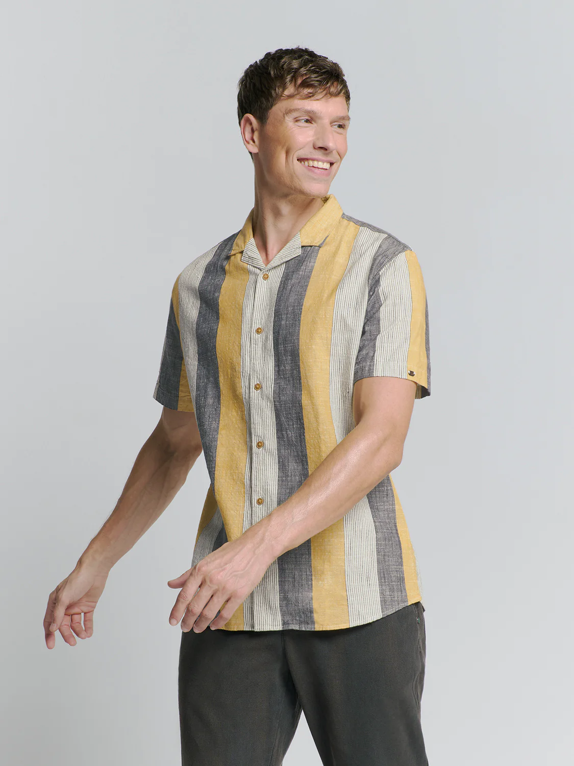 Chemise Rayée | Yellow