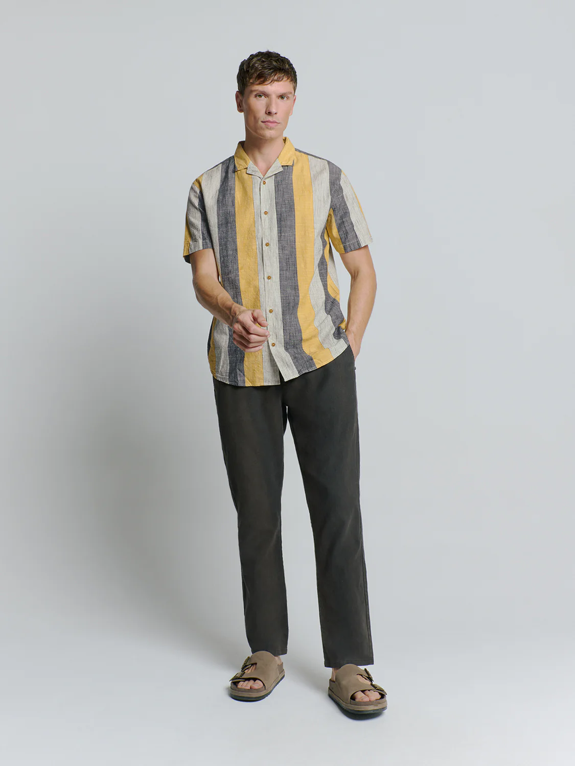 Chemise Rayée | Yellow – Image 4