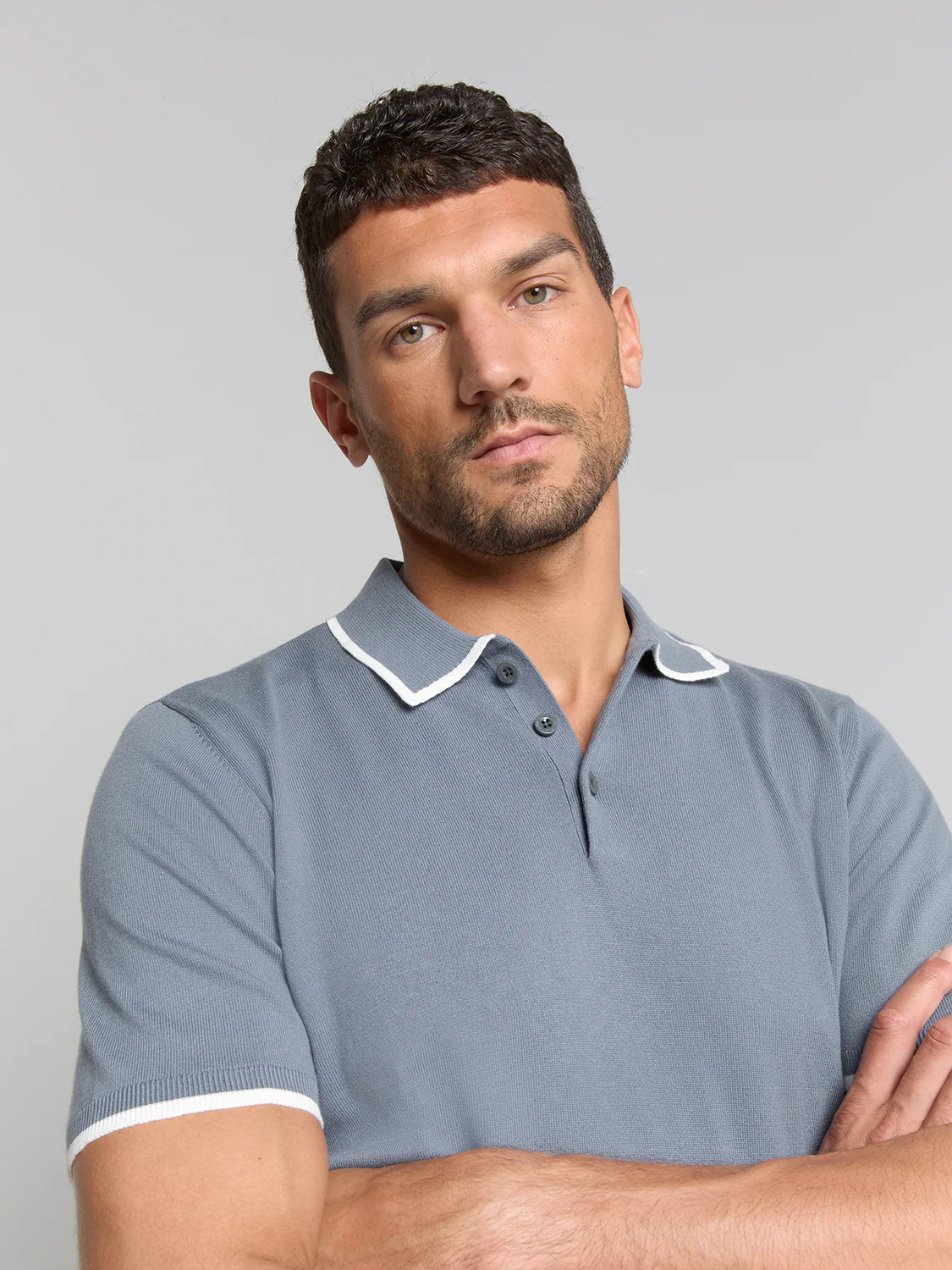 Polo à manches courtes | Washed Blue – Image 5