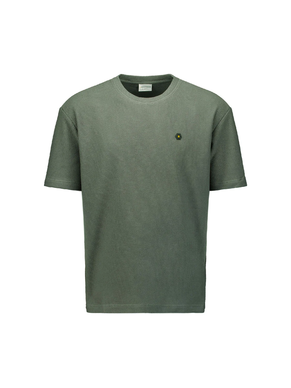 T-shirt à col rond en jacquard | Dark Steel – Image 6