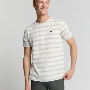 T-shirt à col rond en jacquard | Offwhite