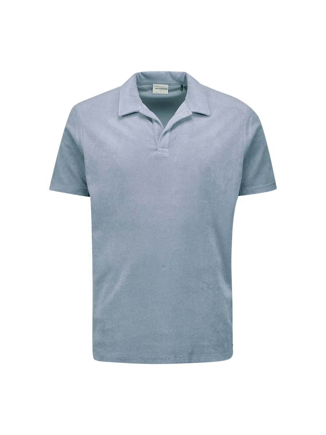 Polo en maille éponge | Washed Blue – Image 6