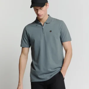 Polo en piqué | Washed Blue