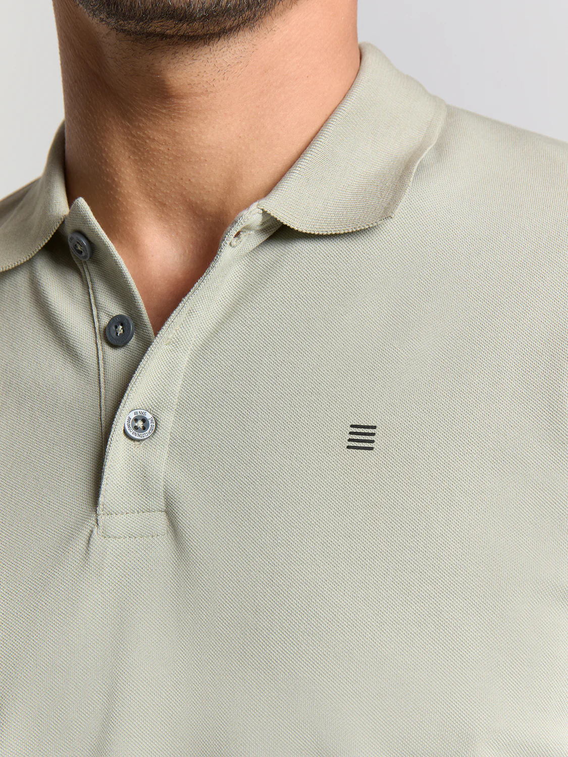 Polo en piqué | Smoke – Image 8