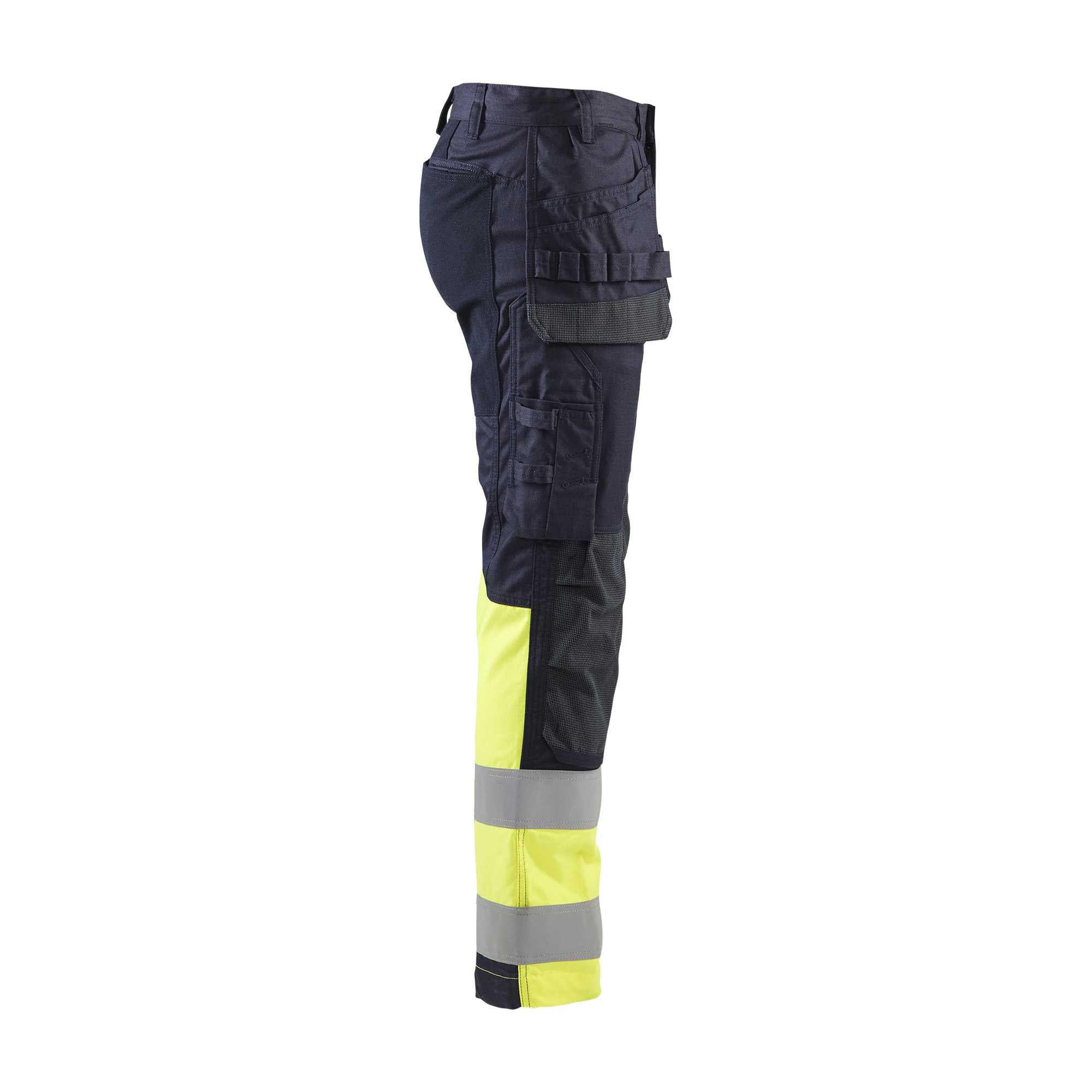 BLAKLADER 14871512 Multinorm Inherent trousers with stretch Hi Vis Reflective Work Trousers Men - Ripstop Fabric – Image 5