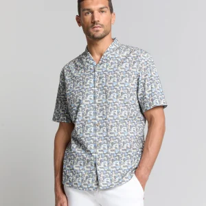 Chemise imprimée | Dark Steel