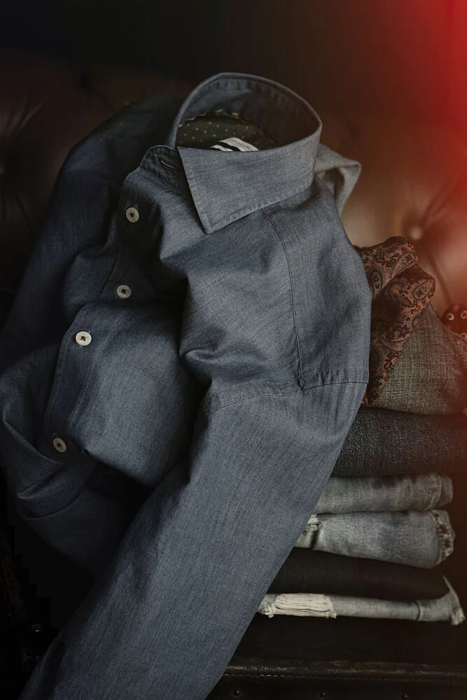 Indigo Bow 130 Chemise Slim Fit Hommes – Image 6