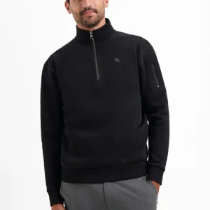 Sweat demi-zip | Black