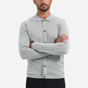 Cardigan boutonné | Grey Melange